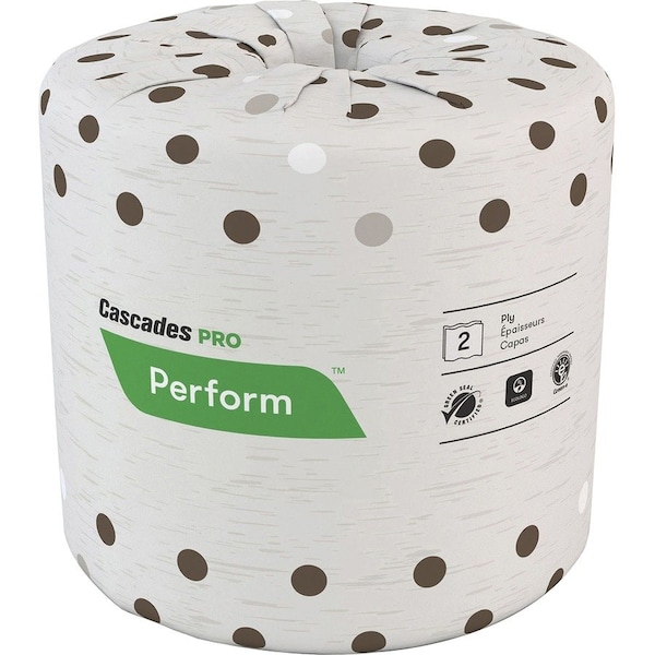 Cascades Pro Tissue, Bath, 400Sht, Moka 80PK CSDB400 Zoro